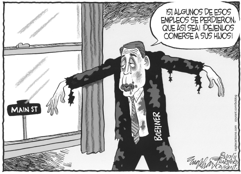  JOHN BOEHNER - COME NIñOS by Bob Englehart