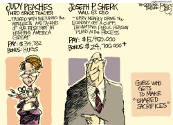 GREEDY TEACHERS  by Pat Bagley