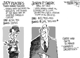 GREEDY TEACHERS by Pat Bagley