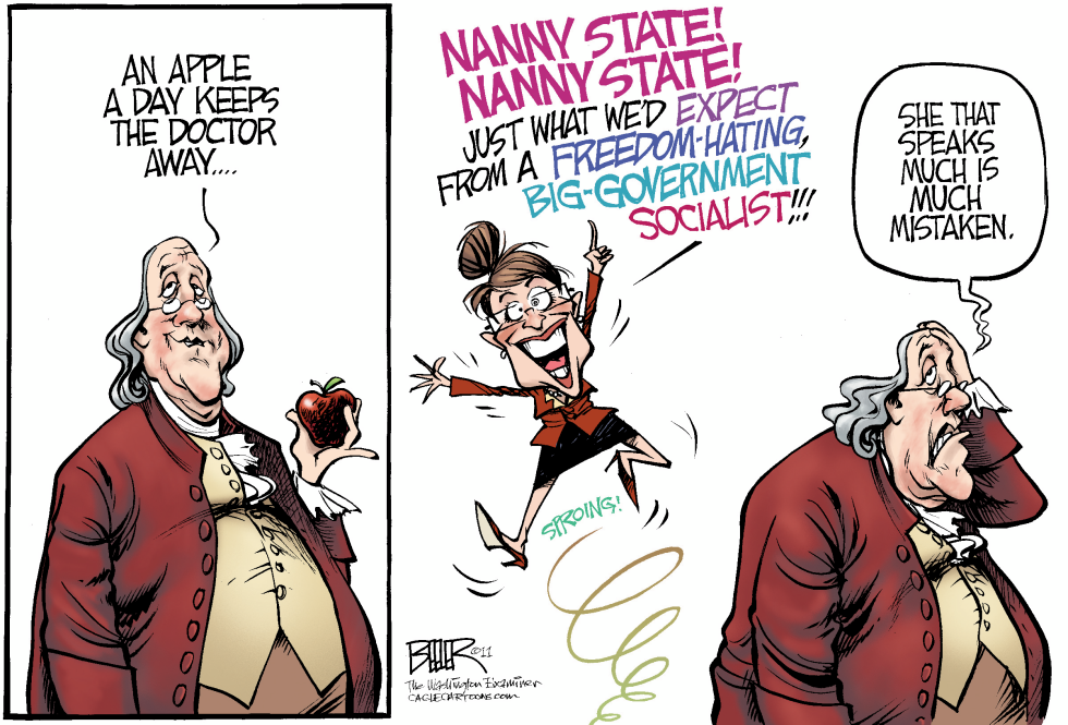  NANNY STATE NANNY by Nate Beeler