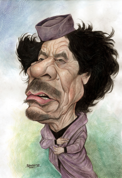 MOAMMAR EL GADDAFI by Petar Pismestrovic