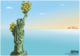 LA LIBERTAD MIRA HACIA EL MEDIO ORIENTE  by RJ Matson