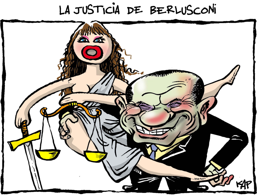  LA JUSTICIA DE BERLUSCONI by Kap