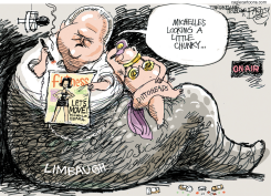 LIMBAUGH THE HUTT by Pat Bagley