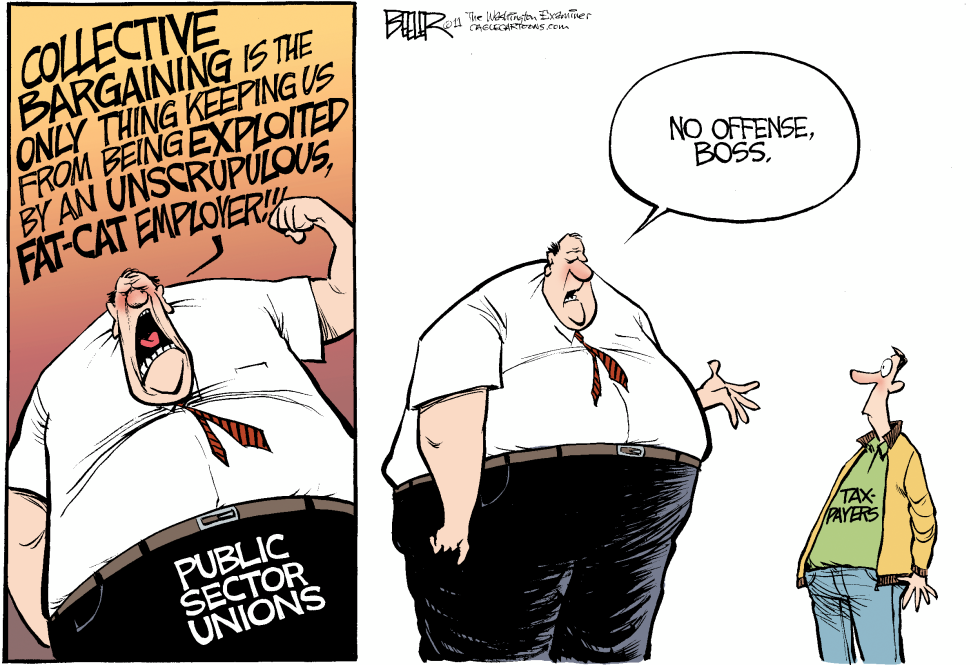  COLLECTIVE BARGAINING by Nate Beeler