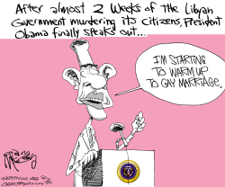 OBAMA ON LIBYA by Gary McCoy