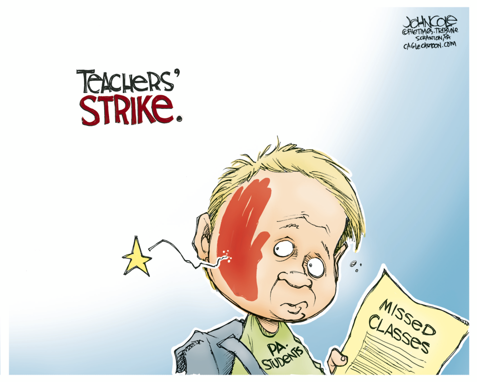  LOCAL PA  TEACHERS STRIKE by John Cole