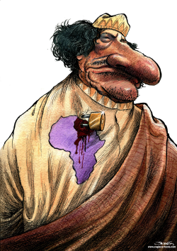 GADDAFI by Dario Castillejos