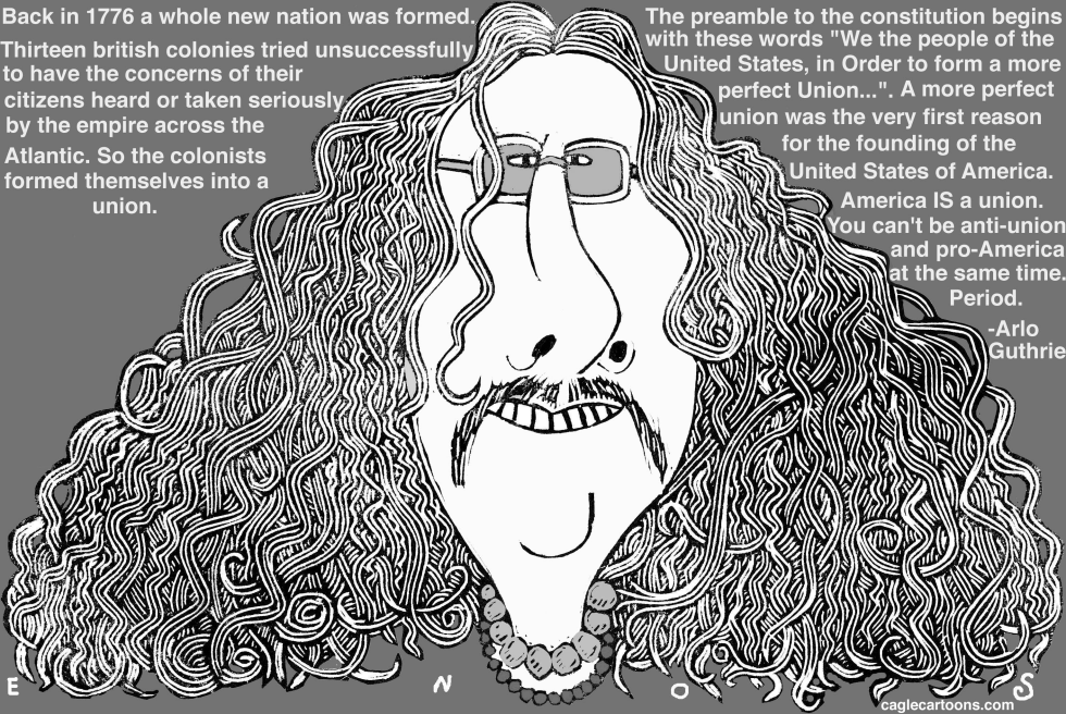  A MESSAGE FROM ARLO GUTHRIE by Randall Enos