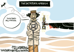 KHADAFI OSCAR  by David Fitzsimmons