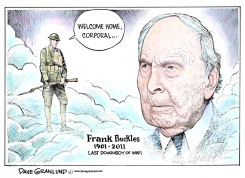 LAST US WWI VETERAN by Dave Granlund