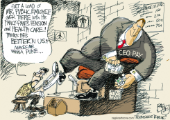 CEO PAY  by Pat Bagley