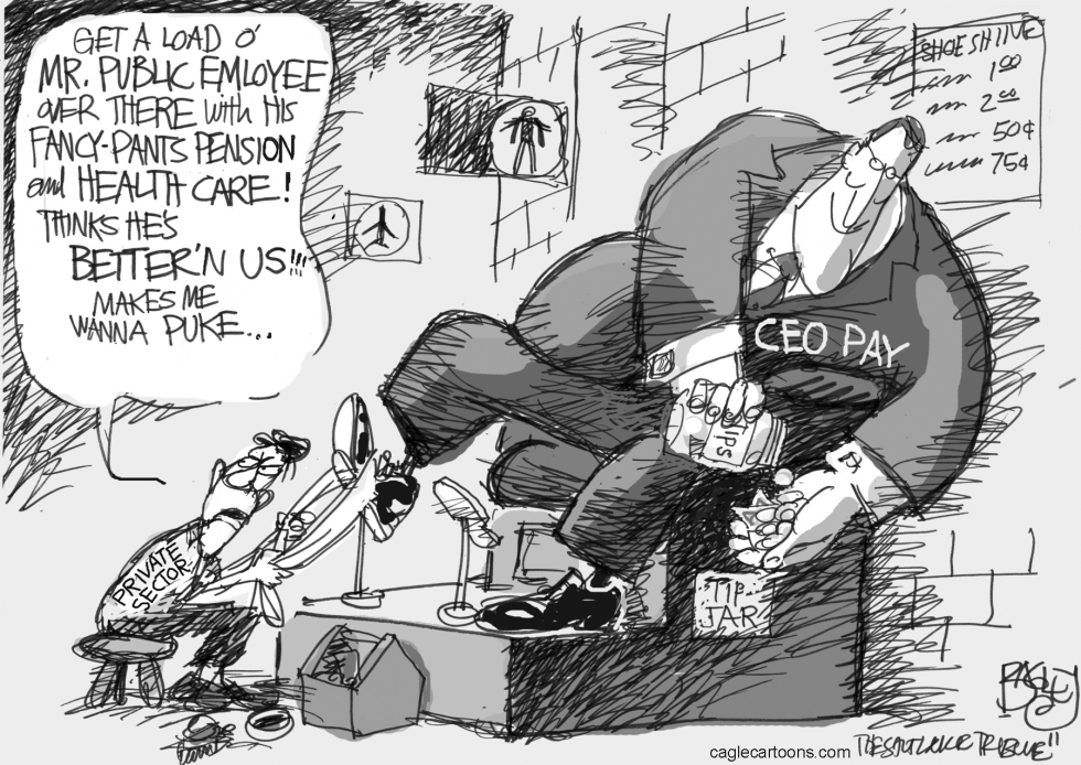  CEO PAY by Pat Bagley