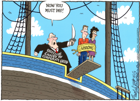 UNION BUSTING by Bob Englehart