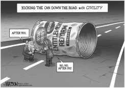 KICKING THE CAN DOWN THE ROAD WITH CIVILITY by RJ Matson