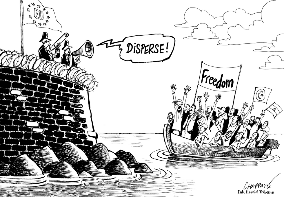  ARAB REFUGEES by Patrick Chappatte