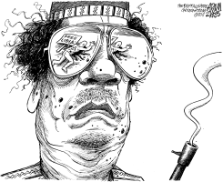 EYES OF QADDAFI by Adam Zyglis