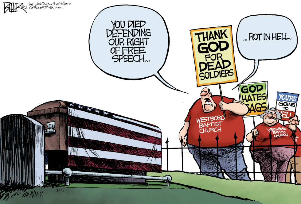  GRATEFUL WESTBORO BAPTIST CHURCH by Nate Beeler