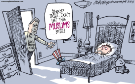 PETER KING ON MUSLIMS by Mike Keefe