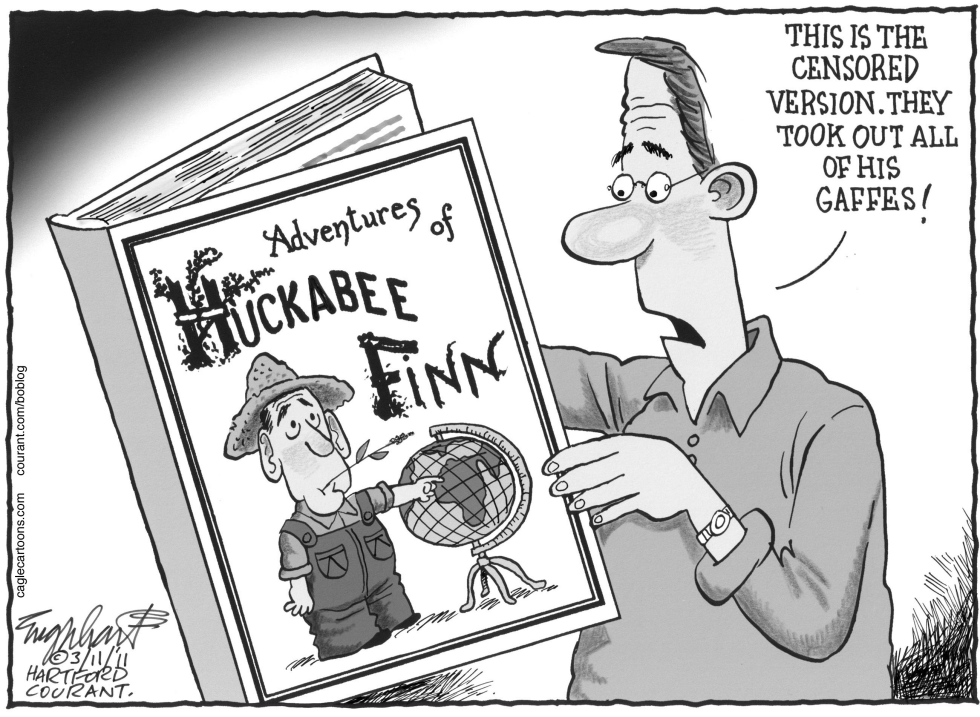  MIKE HUCKABEE by Bob Englehart