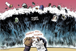 EL TSUNAMI  by Nate Beeler