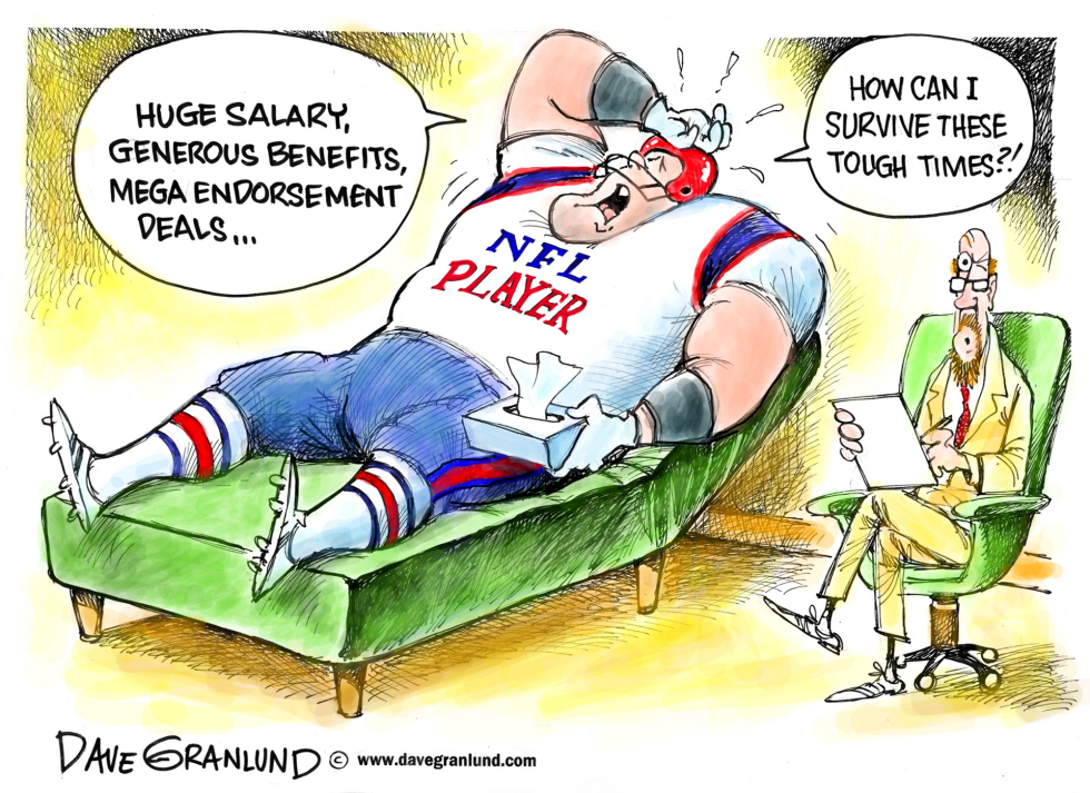  NFL PLAYER DEMANDS by Dave Granlund