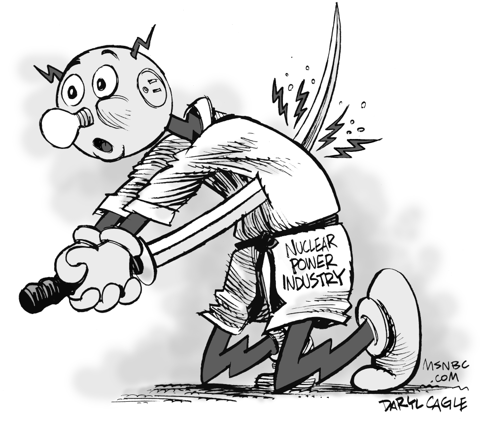  NUCLEAR POWER INDUSTRY SUICIDE by Daryl Cagle