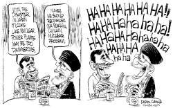 JAPAN NUCLEAR DISASTER IN IRAN by Daryl Cagle