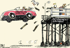 SAILING INTO RETIREMENT  by Pat Bagley