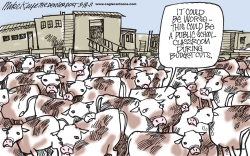 CROWDED CLASSROOMS by Mike Keefe