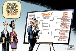 THE POLICY BRACKET by Nate Beeler