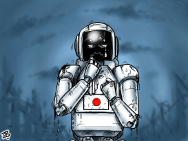 JAPANESE TRAGEDY by Emad Hajjaj