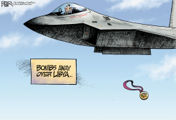 WAR WITH LIBYA by Nate Beeler