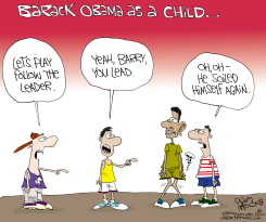 OBAMA AS CHILD by Gary McCoy