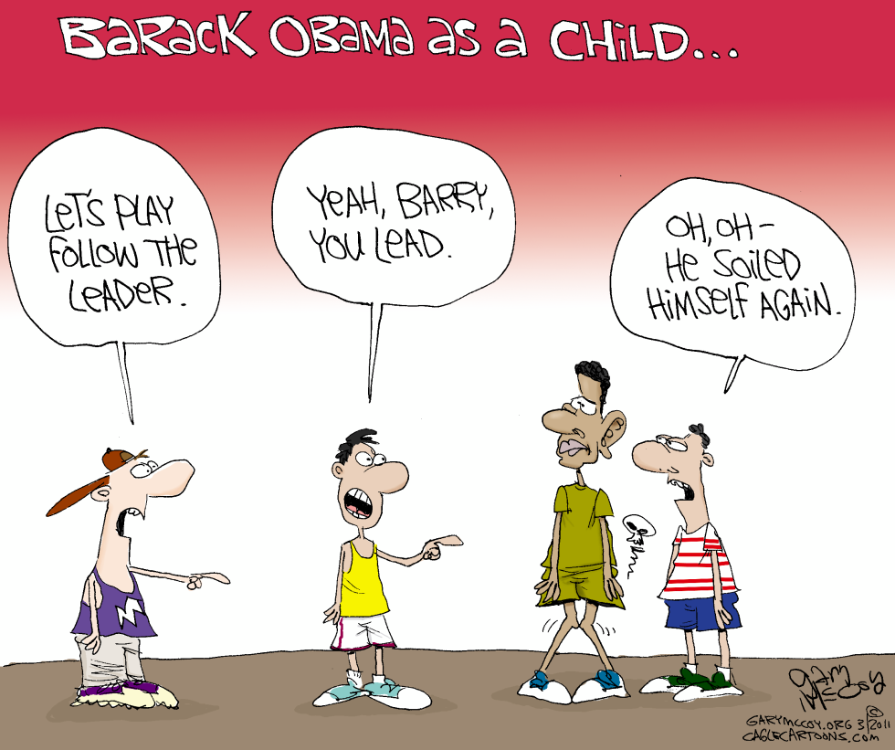  OBAMA AS CHILD by Gary McCoy