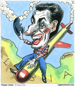 SARKOZY EL MIMO AMERICANO  by Taylor Jones