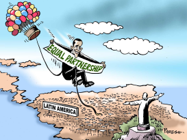 OBAMA IN LATIN AMERICA by Paresh Nath