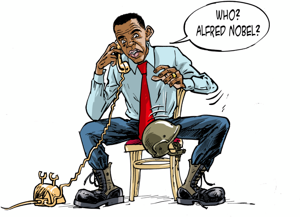  OBAMA NOBEL PRIZE AND LIBYA by Danglar