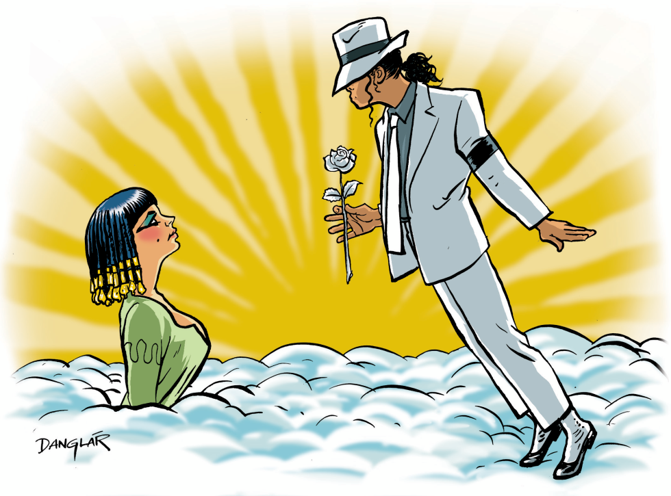  LIZ TAYLOR MEETS JACKO IN HEAVEN by Danglar