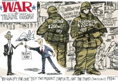 WAR COST  by Pat Bagley