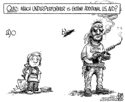 UNDERPERFORMERS by Adam Zyglis