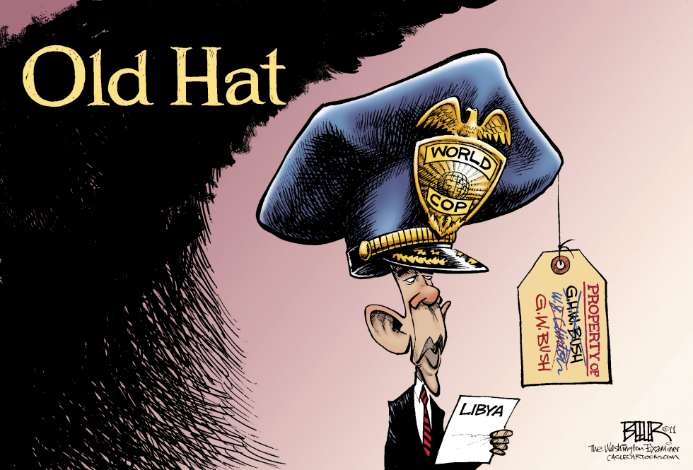  GLOBAL POLICEMAN by Nate Beeler