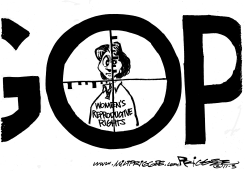 GOP TARGET by Milt Priggee