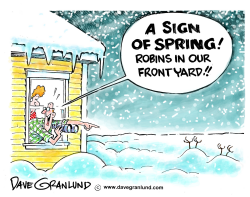 SPRING SNOWSTORM by Dave Granlund