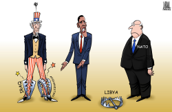 U.S. EXCUSE LIBYA by Luojie