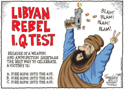 LIBYAN REBELS  by Bob Englehart