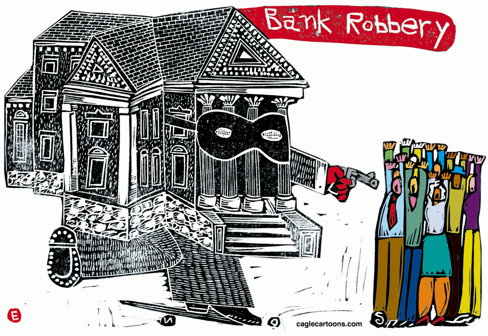  BANK ROBBERY  by Randall Enos