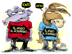 GOBIERNO APAGADO  by Daryl Cagle