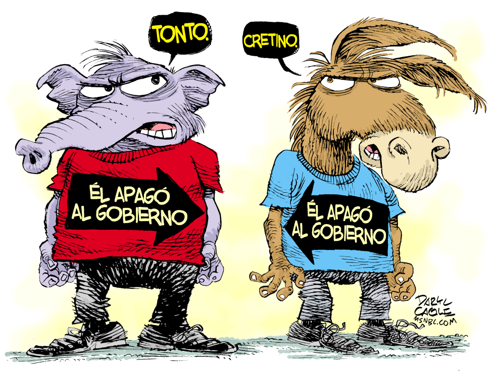  GOBIERNO APAGADO  by Daryl Cagle