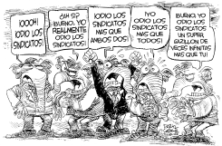 ODIO LOS SINDICATOS by Daryl Cagle